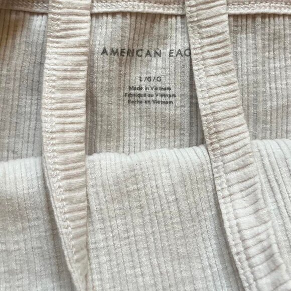 White American Eagle ribbed tank top NWT size large - Picture 2 of 2